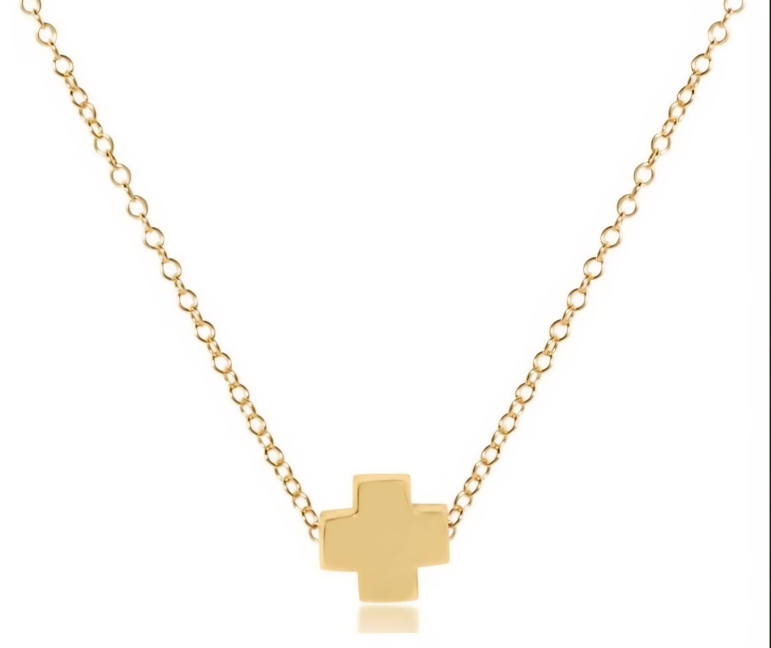 enewton egirl 14" Necklace Gold - Signature Cross Gold