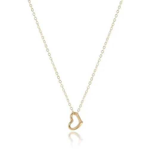 enewton 16" Necklace Gold - Love Small Gold Charm