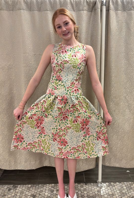 Garden Gala Jacquard Midi
