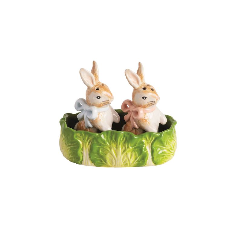 Mud Pie Bunny Salt And Pepper Set