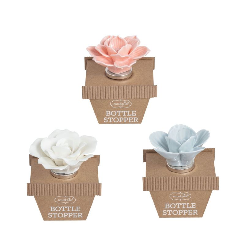 Mud Pie Flower Bottle Stopper