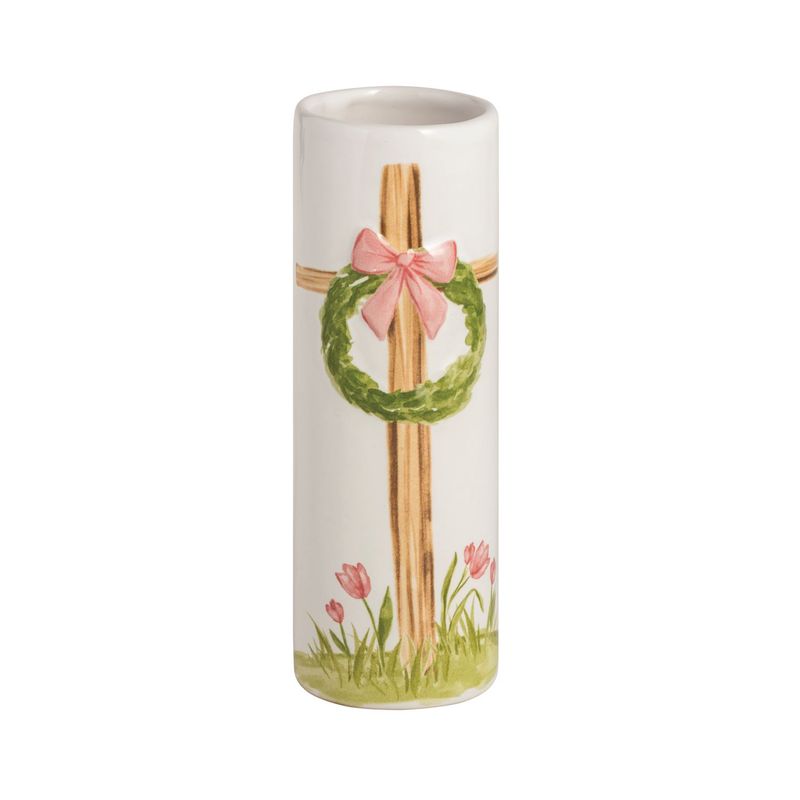 Mud Pie Cross Bud Vase