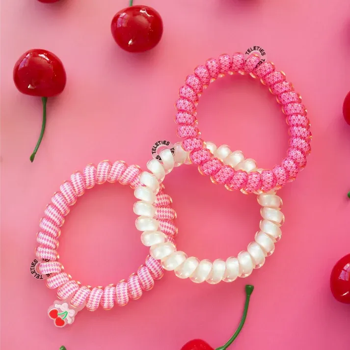 Teleties Cherry Bomb Hair Ties