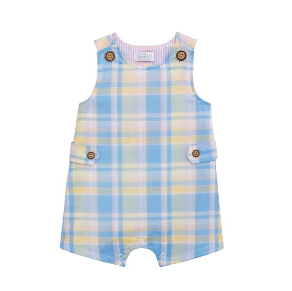 Mud Pie Madras Plaid Jon Jon