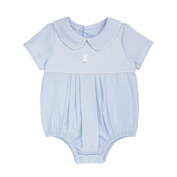 Mud Pie French Knot Bunny Blue Bubble