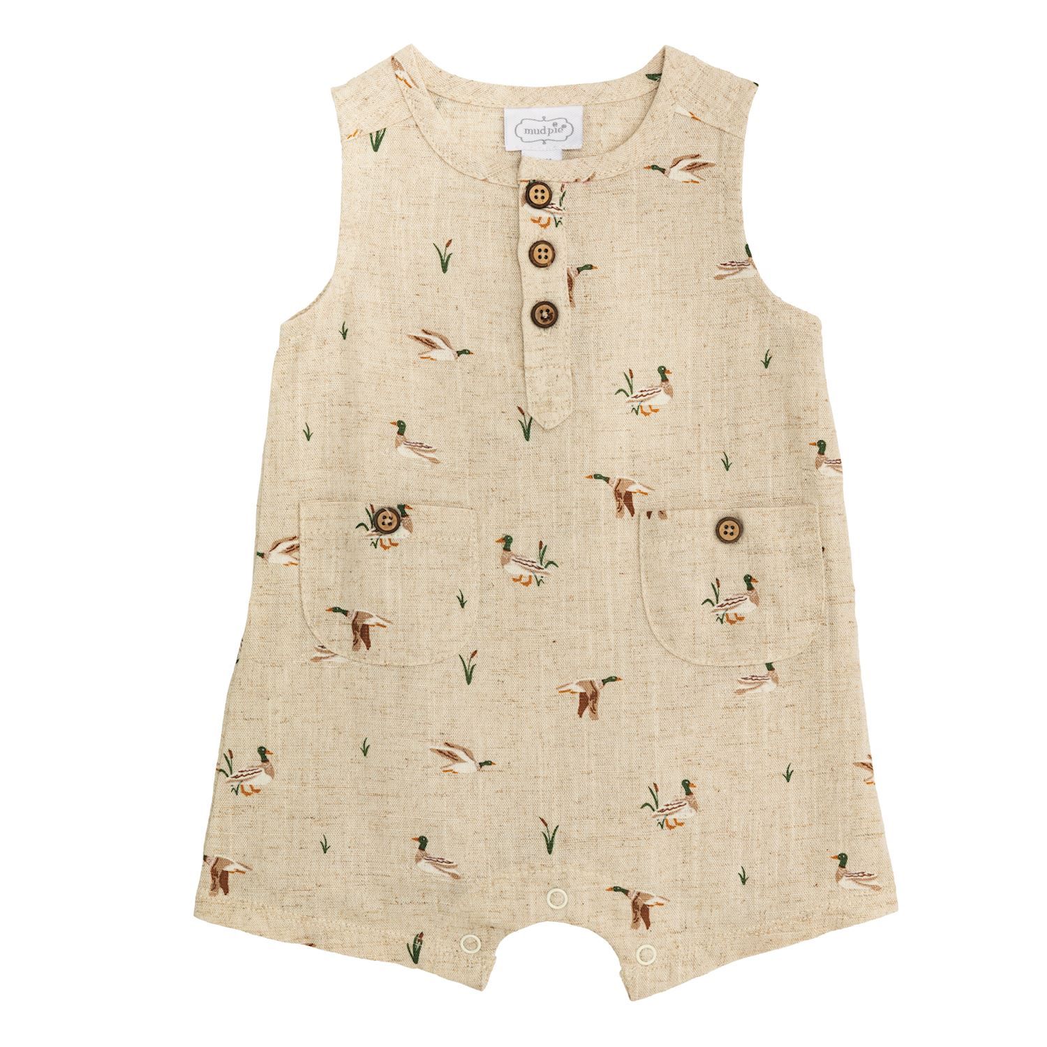 Mud Pie Duck Print Shortall