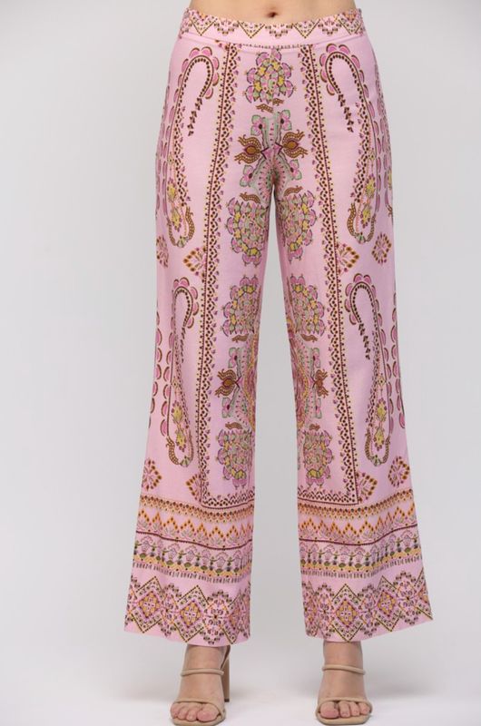 Springtime Stroll Floral Print Pants