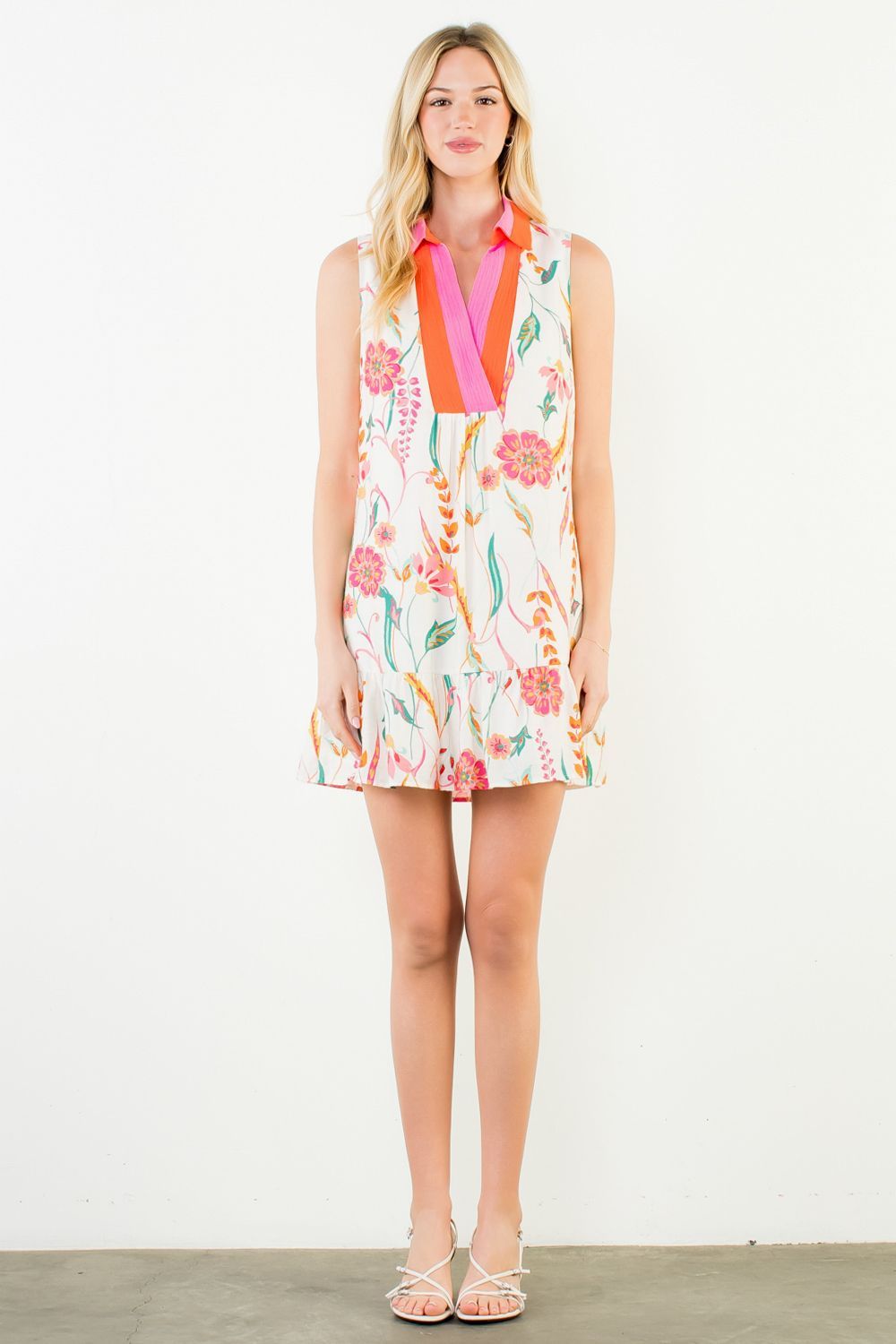In Your Happy Place Printed Dress