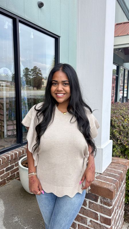 Mud Pie Rigsby Scallop Sweater