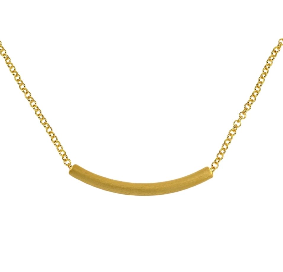 Betty Carre Naya Bar Necklace - Gold