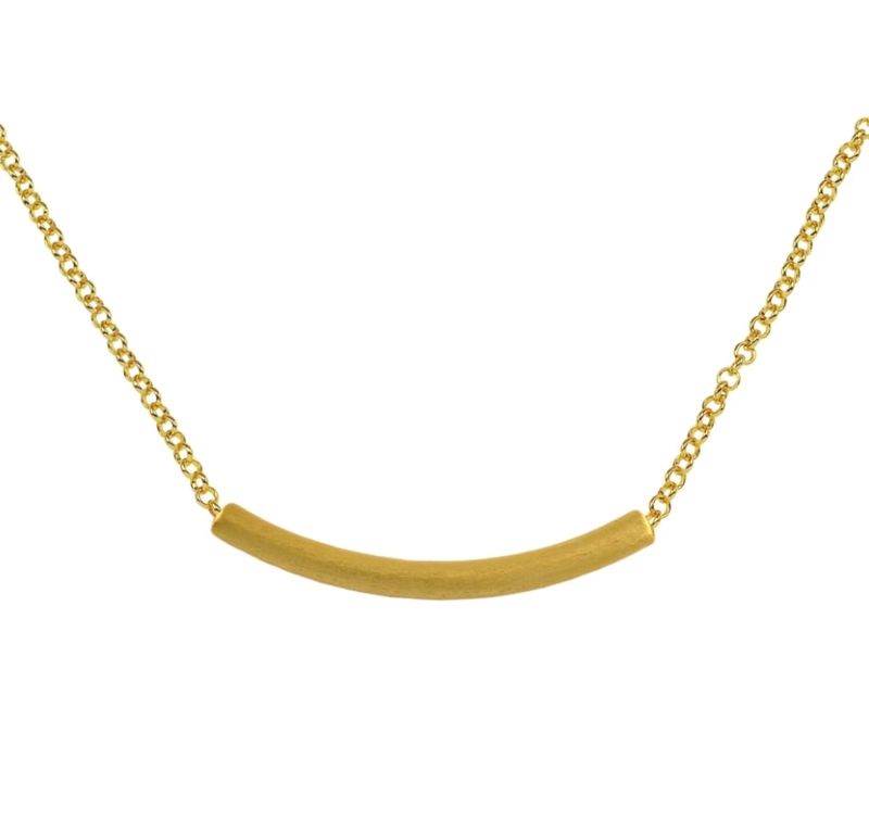 Betty Carre Naya Bar Necklace - Gold