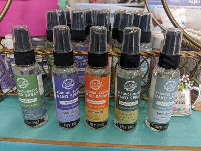 Rinse hand sanitizer spray 2oz