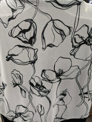 Zip Frt Poppies AW1062PO
