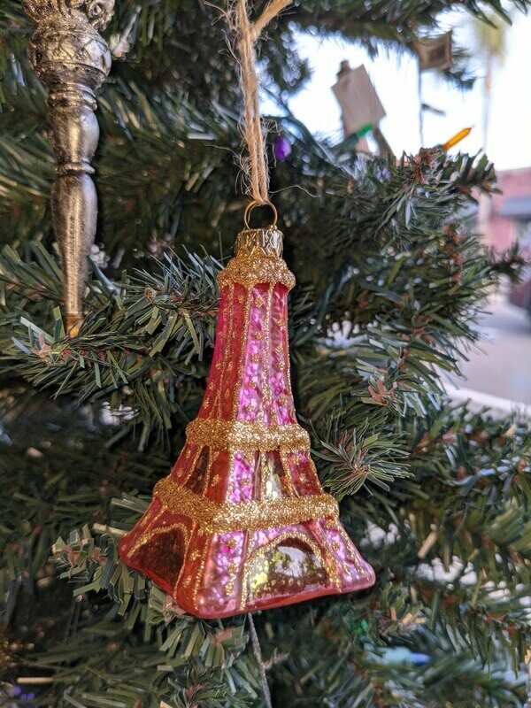 Eiffel Tower Orn sm assrt 180