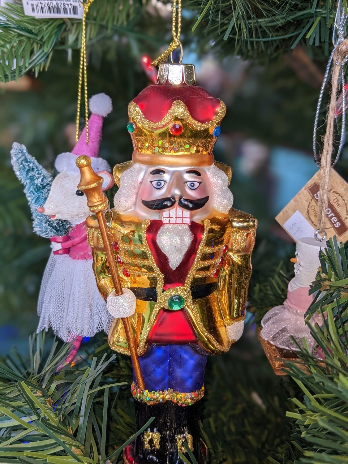 Ganz Nutcracker Glass ORN