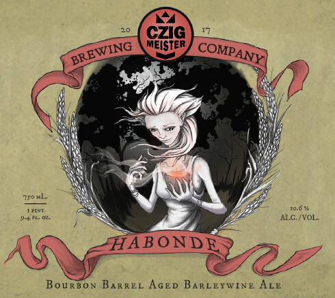 Habonde - Bourbon Barrel Barleywine Ale - 500mL BOTTLE