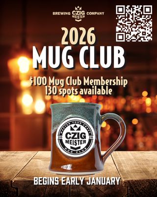 Mug Club- 2026 New Member Sign ups