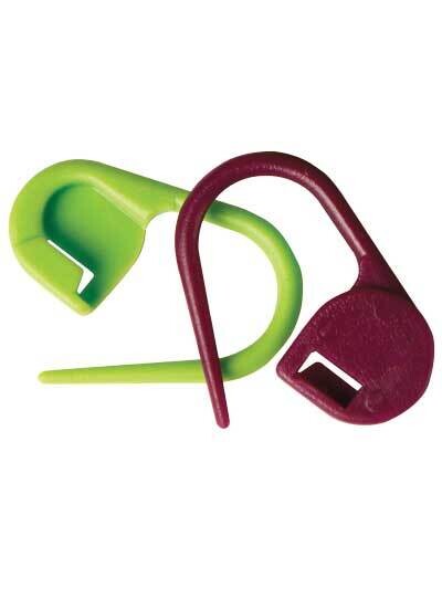 LOCKING STITCH MARKERS - 25 PACK