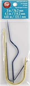 METAL CABLE KNITTING NEEDLES, SET OF 3