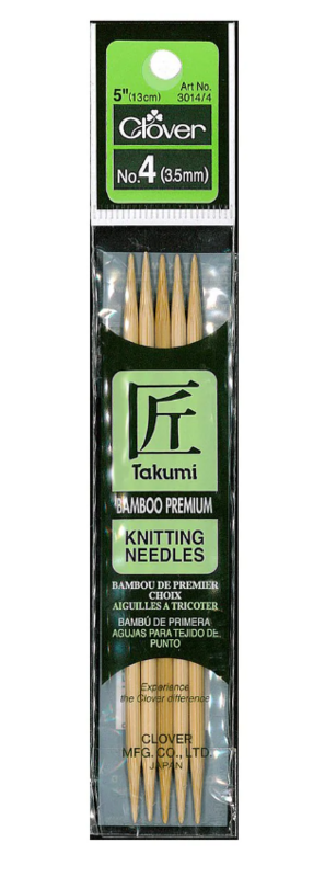 TAKUMI BAMBOO PREMIUM DOUBLE POINTED