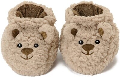 BABY SNOOZIES SHERPA ANIMAL SLIPPERS