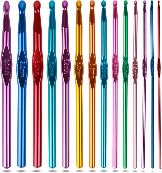 CROCHET HOOK - ALUMINUM HANDLE