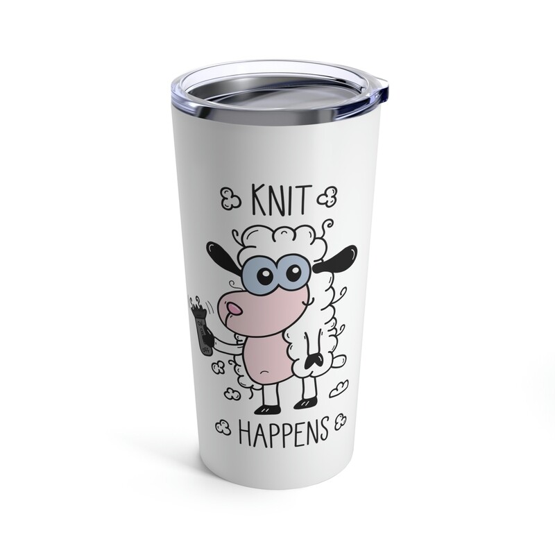 Knit Happens 20oz Tumbler