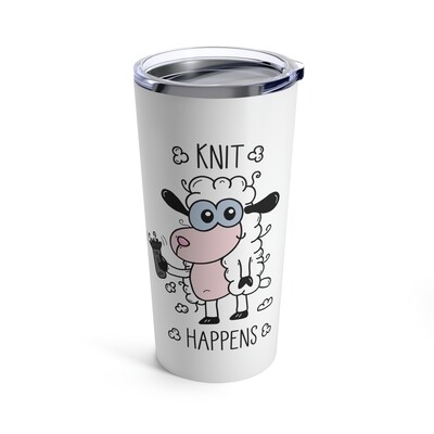 Knit Happens 20oz Tumbler