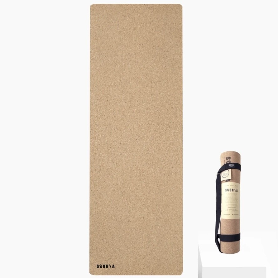 Scoria - X-Tall Cork Yoga Mat (plain) 