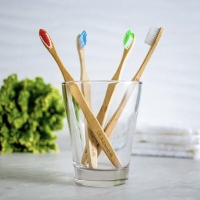 Ola Bamboo 4 pack Toothbrushes