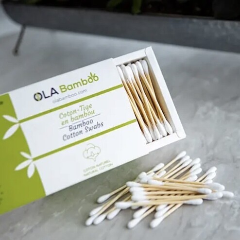 Ola Bamboo Cotton Swabs (400 pack)