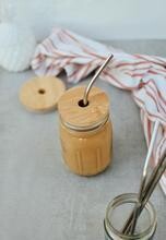 Bamboo Jar Lid (with hole) 