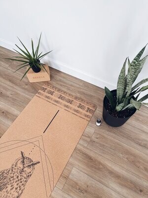 Scoria - Owl Cork Yoga Mat (4.5ml) 