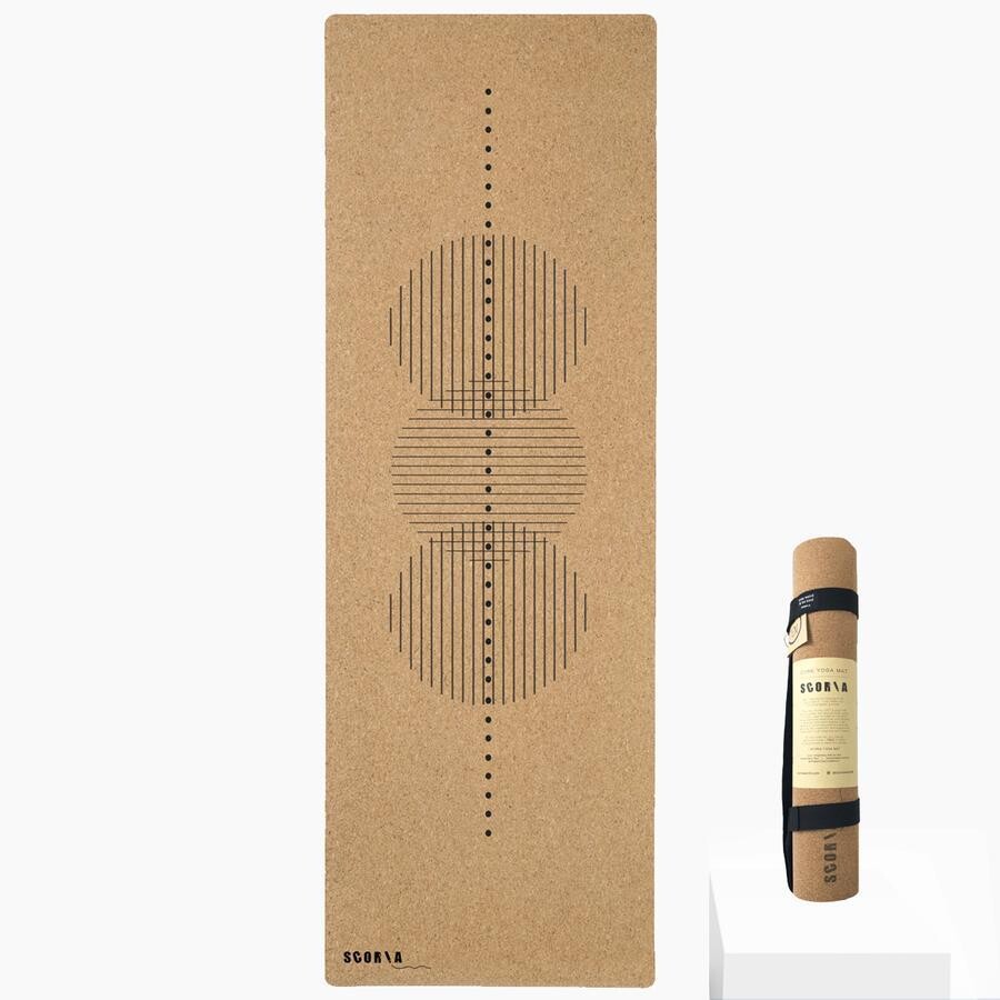 Scoria Revolve Cork Yoga Mat 