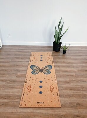 Scoria Butterfly Cork Yoga Mat (4.5ml)