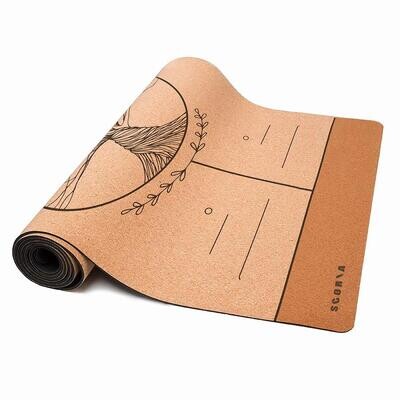 Scoria - Tree of Life Cork Yoga Mat (4.5ml)