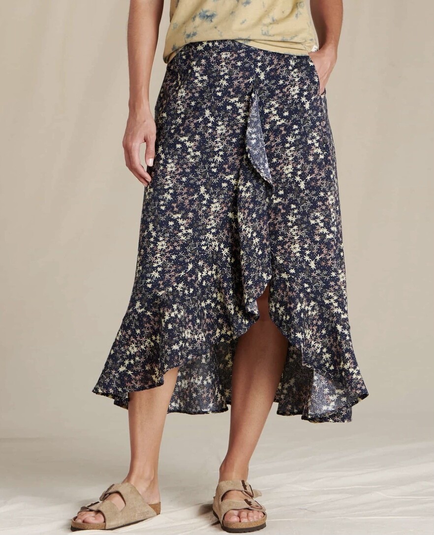 Manzana Ruffle Maxi Skirt
