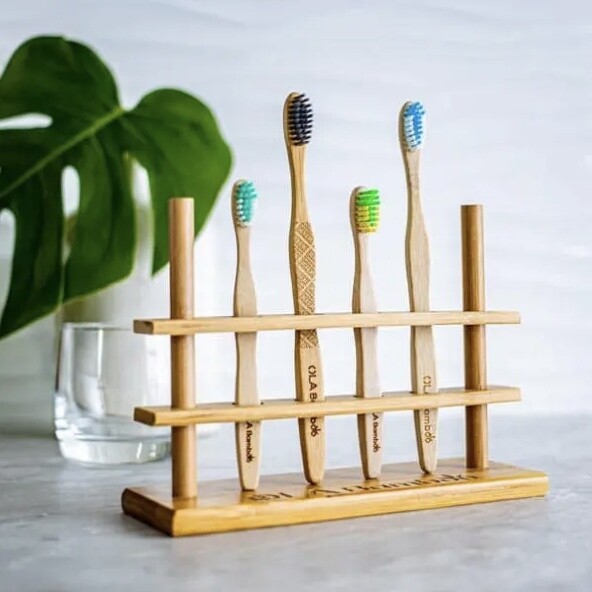 Ola Bamboo - Toothbrush Holder 