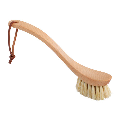 Wooden Dish Brush - Curved Handle 