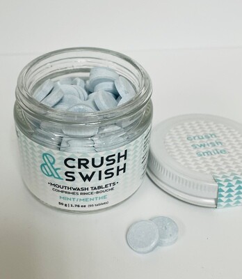 Crush &amp; Swish - Mouthwash Tablets