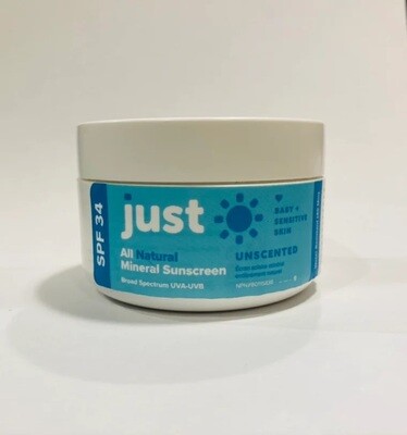 Just Sun - Mineral Sunscreen (4oz Jar)