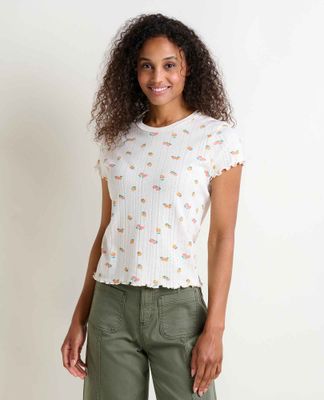 Toad&amp;Co Foothill Pointelle Baby Tee