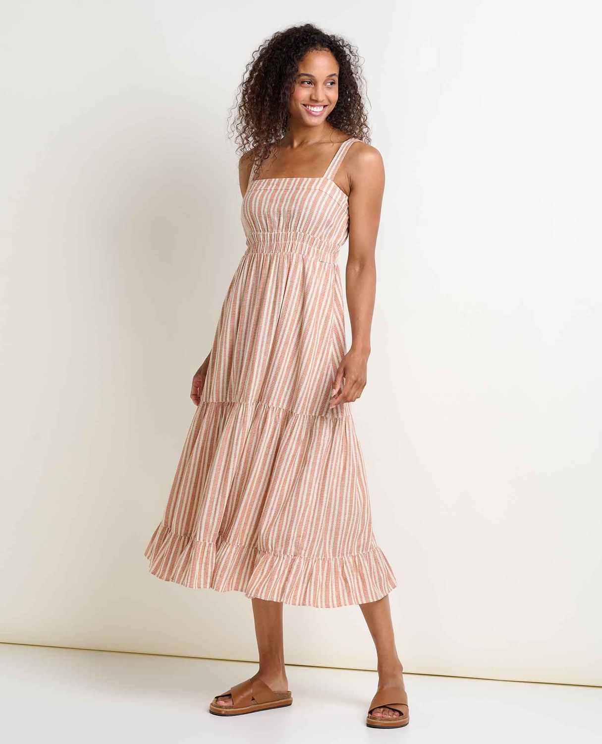 Toad&amp;Co - Taj Hemp Tiered Midi Dress