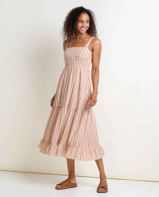 Toad&amp;Co - Taj Hemp Tiered Midi Dress