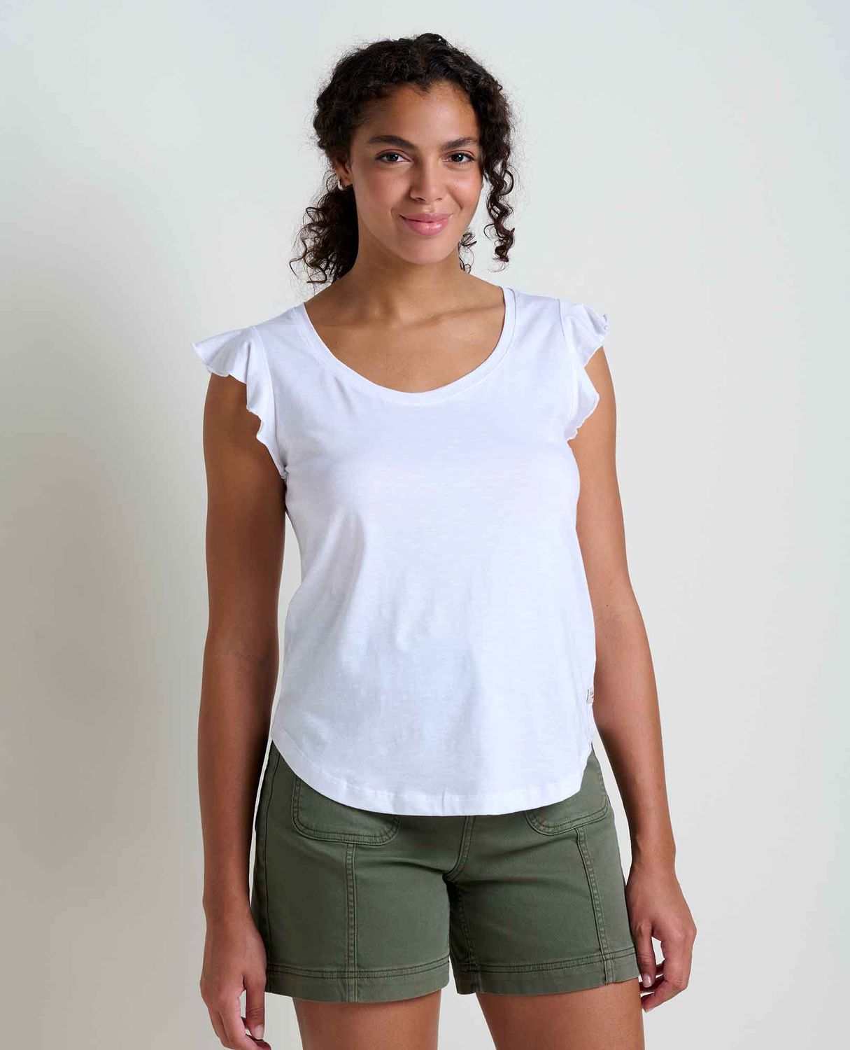 (取寄) トードアンドコー レディース ルフリタ ティー Toad&Co women Rufflita Tee True White 取寄) トードアンドコー レディース ルフリタ ティー Toad&Co