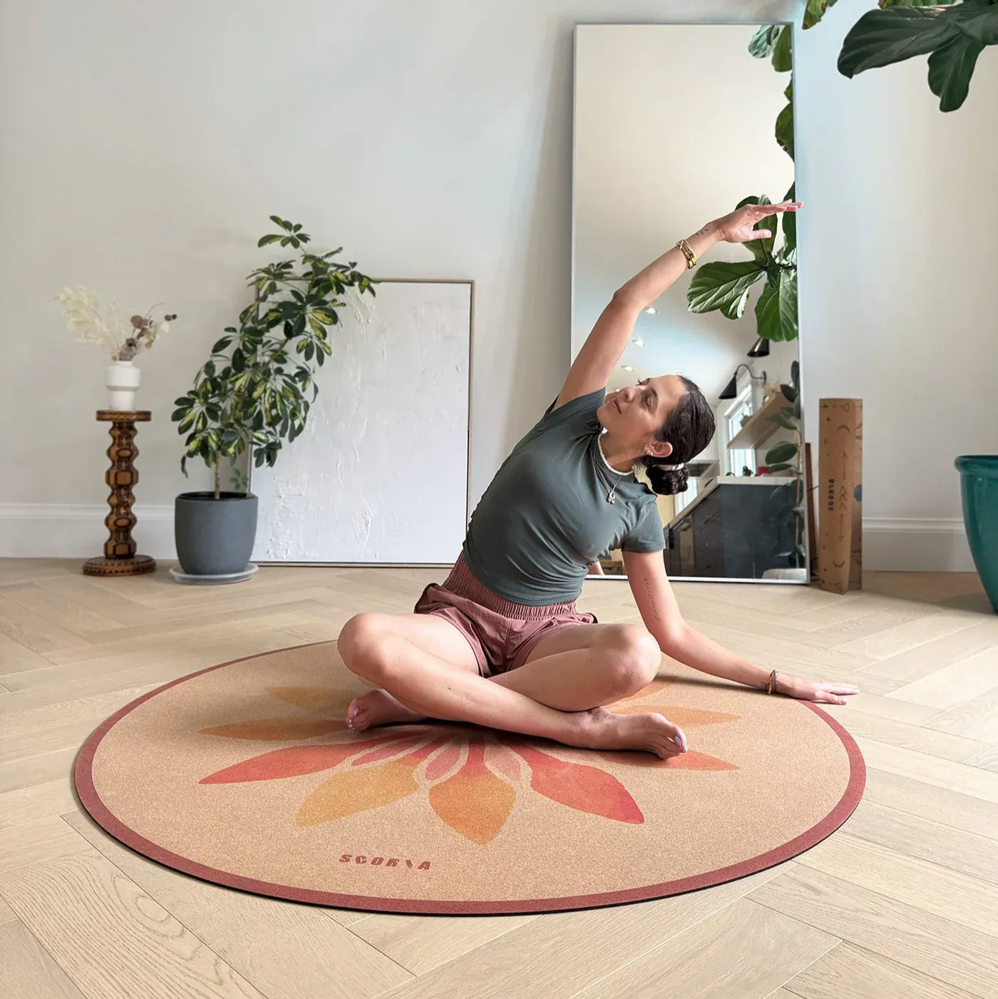 Scoria - Round Yoga Mat