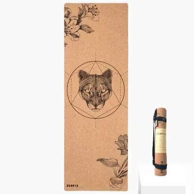 Scoria - Mountain Lion Cork Yoga Mat