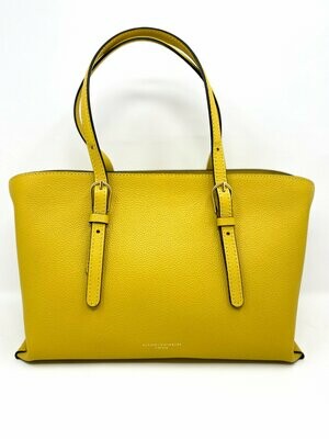 Gianni Chiarini Yellow Snakeskin Embossed Leather Small Crossbody / Shoulder Bag - /CLEARANCE/