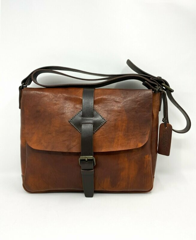 Chiarugi Buckle Messenger Bag