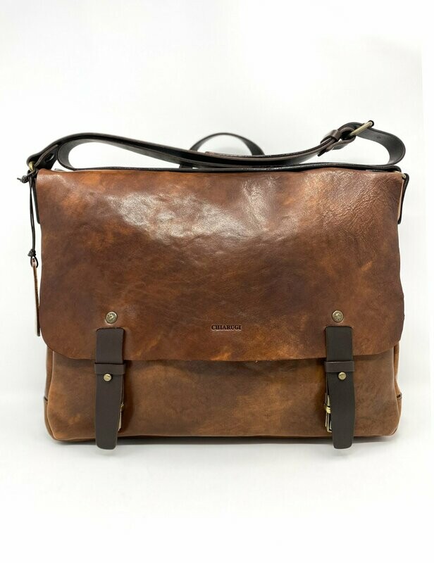 Chiarugi Double Buckle Messenger